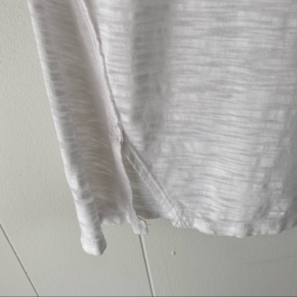 We The Free White Jordan Burnout Cutout Tee Shirt Oversized Fit Size XS - Picture 9 of 15